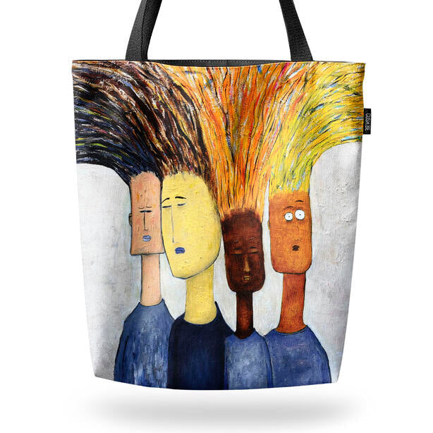 Чанта People with hair