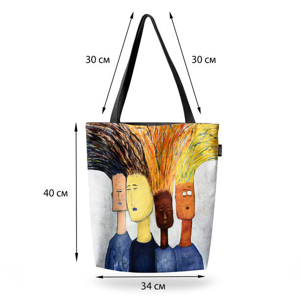 Чанта People with hair