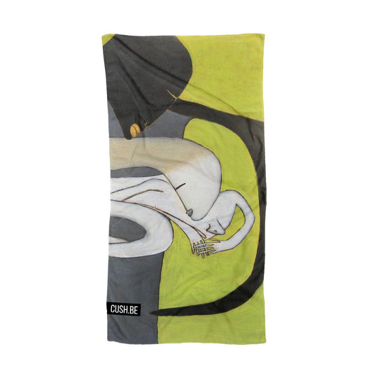 Плажна кърпа Black and white