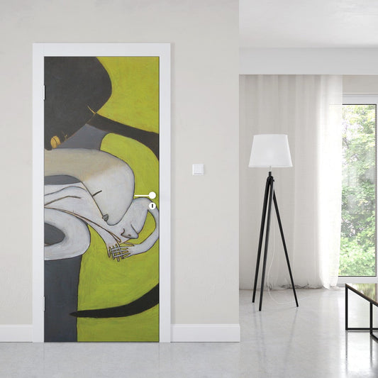 Скин за врата Black and white