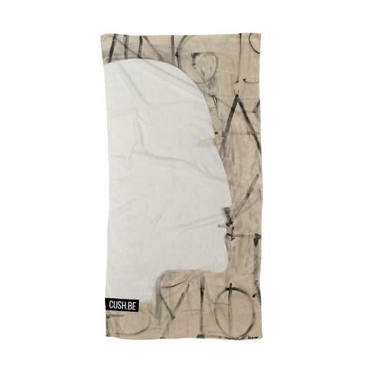 Плажна кърпа Living is not easy