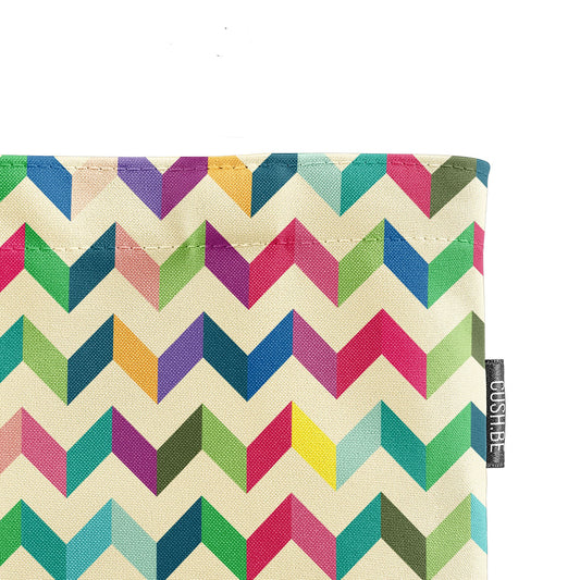 Голяма чанта Цветен Зиг Заг
