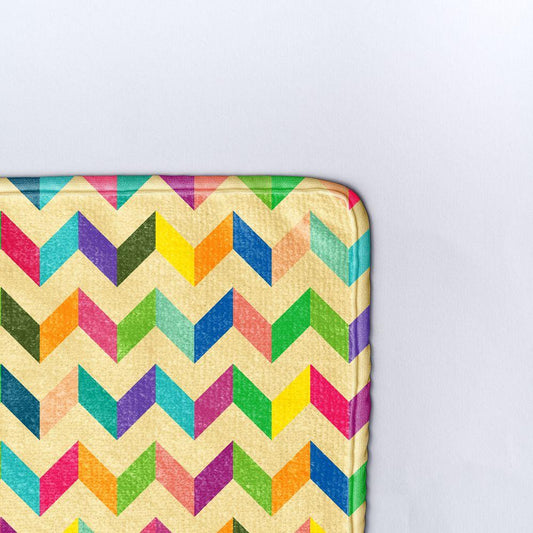 Плажна кърпа Цветен Зиг Заг