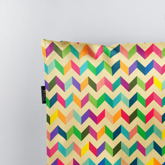 Възглавница Цветен Зиг Заг