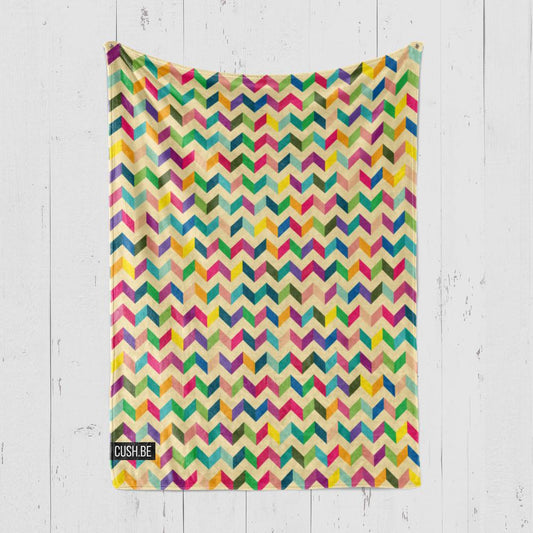 Одеяло Цветен Зиг Заг