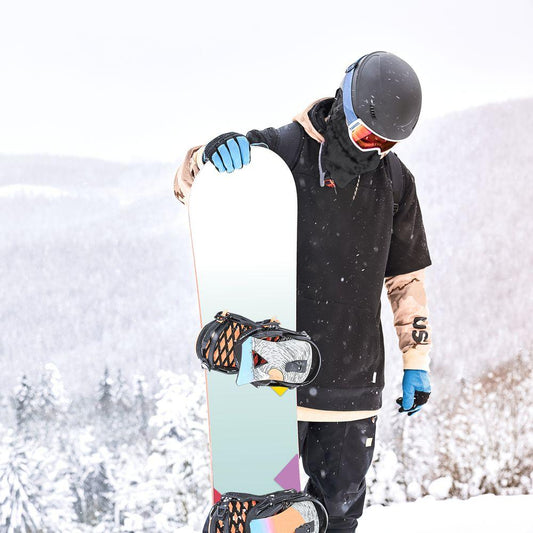 Сноуборд скин Падащи квадратчета