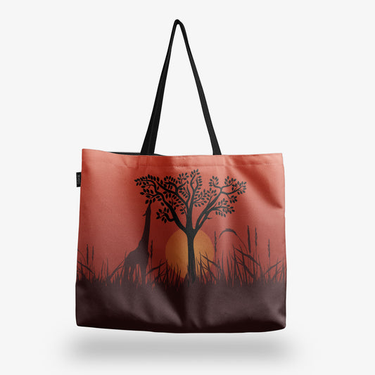 Голяма чанта Залез в Саваната