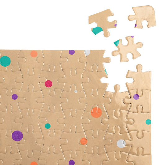 Пъзел Стара хартия с цветни точки