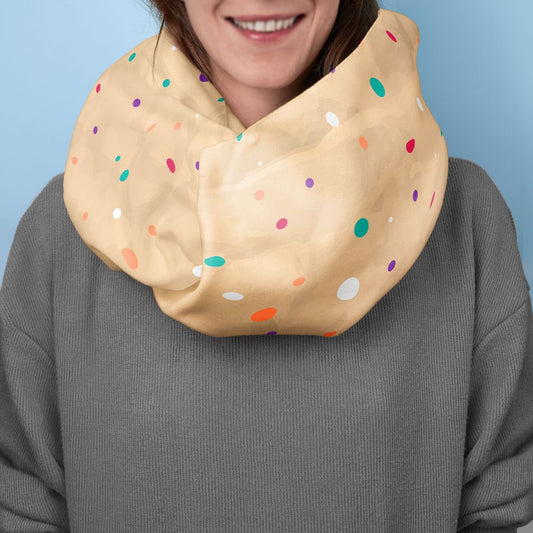 Шал Стара хартия с цветни точки