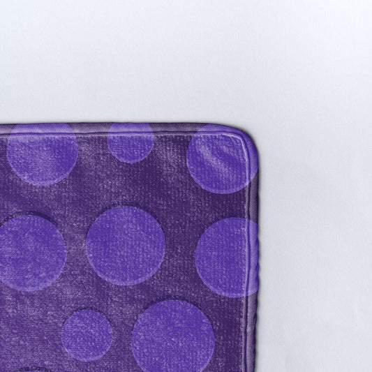 Плажна кърпа Лилави точки