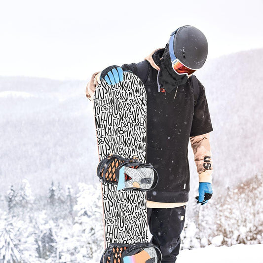 Сноуборд скин Букви навсякъде