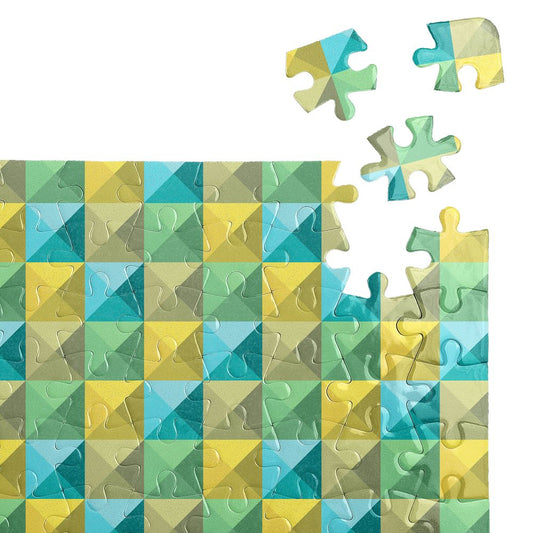 Пъзел Цветни пирамиди