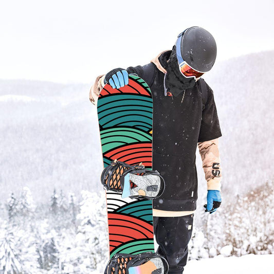 Сноуборд скин Вълни от прежда