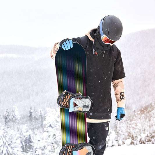 Сноуборд скин Цветни линии