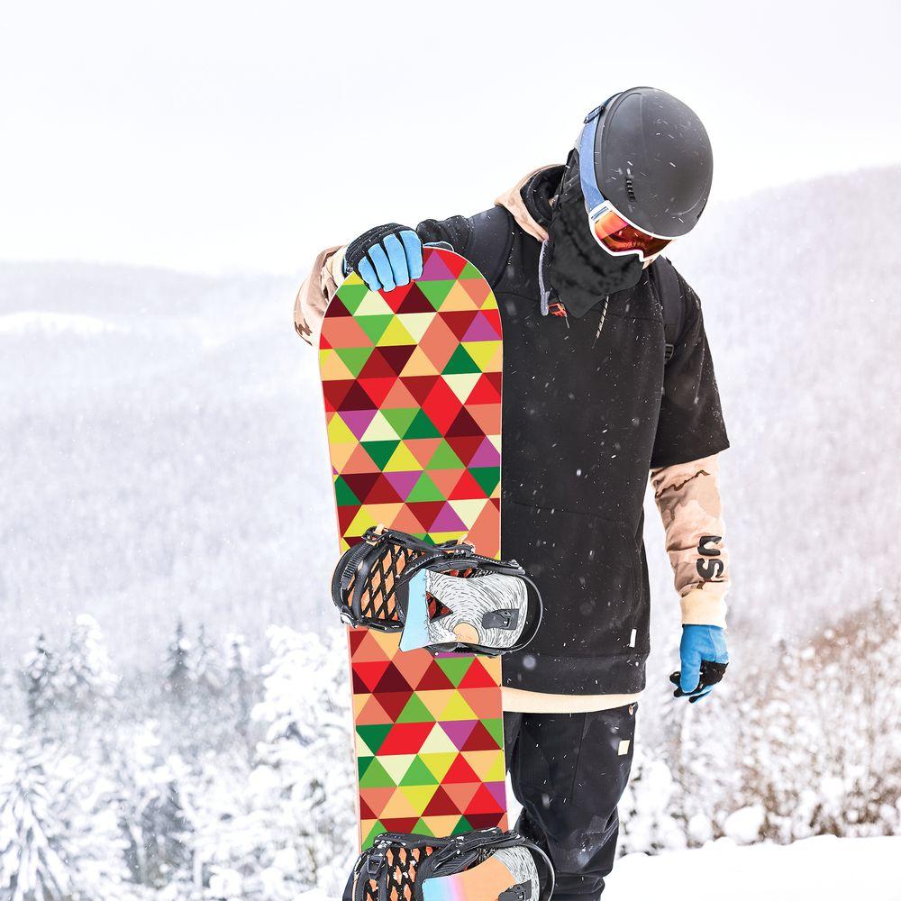 Сноуборд скин Цветна земя