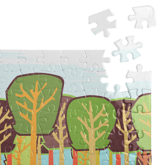 Пъзел Червената шапчица в гората