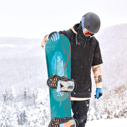 Сноуборд скин Мистични пера