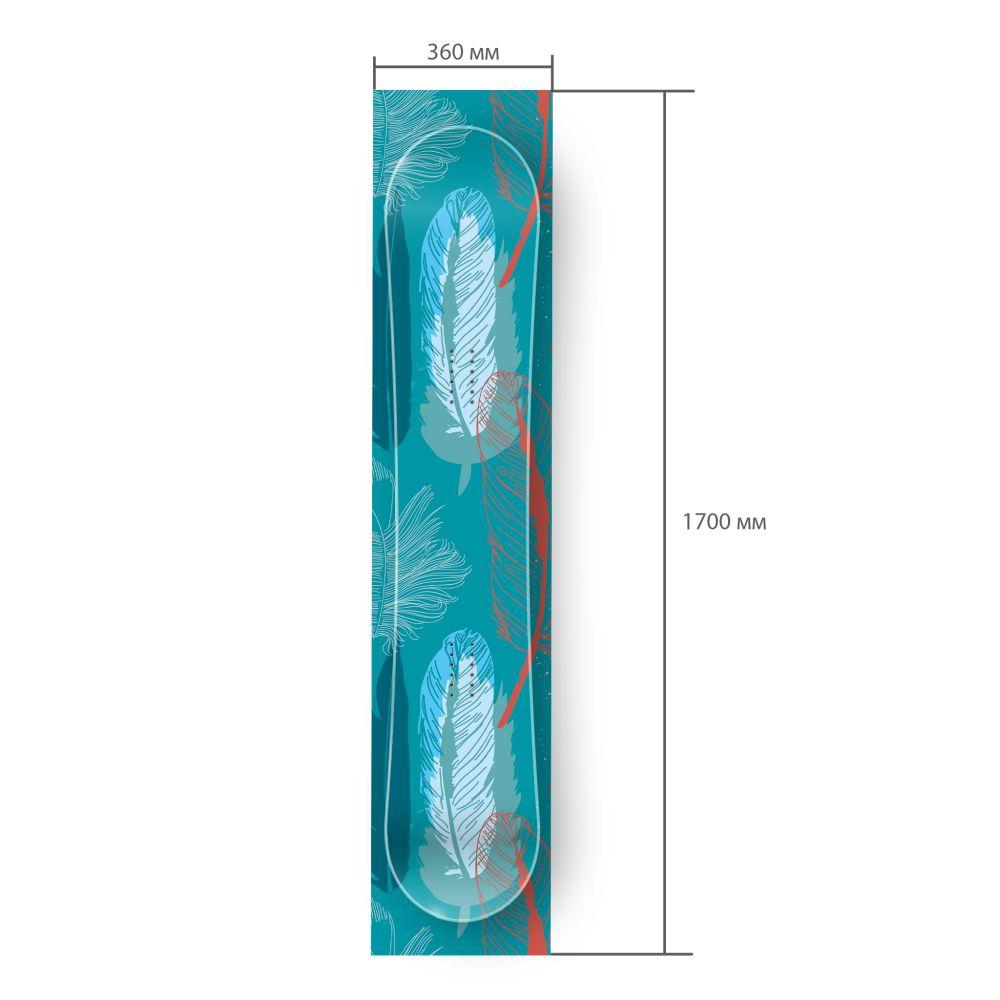 Сноуборд скин Мистични пера