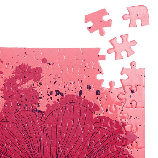 Пъзел Пръскани цветя