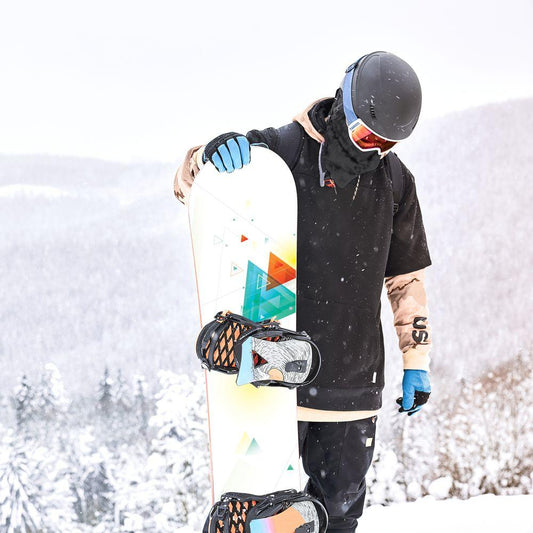 Сноуборд скин Планини от триъгълници