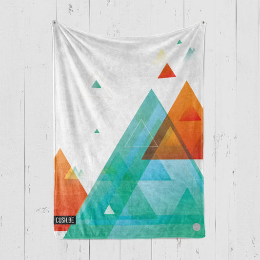 Одеяло Планини от триъгълници