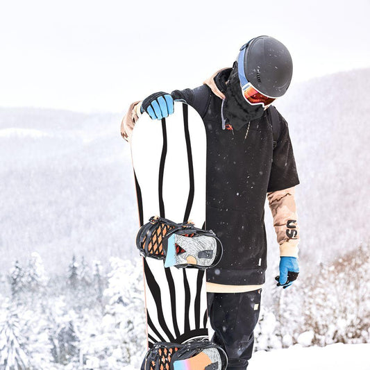 Сноуборд скин Животът е по хубав с котка