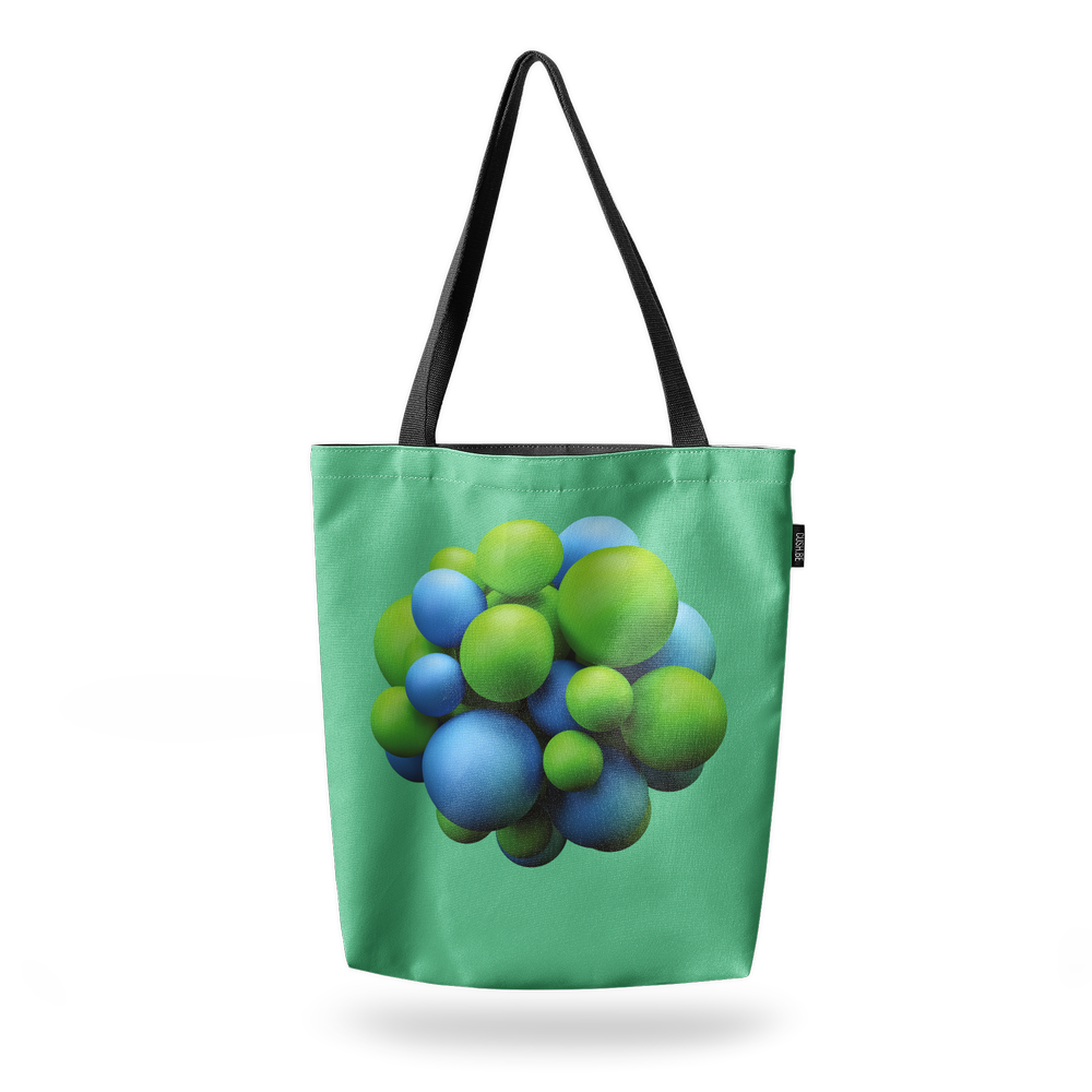 Чанта 3D топки Зелени