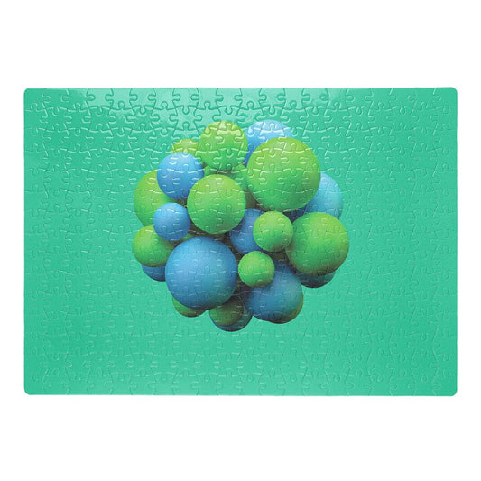 Пъзел 3D топки Зелени