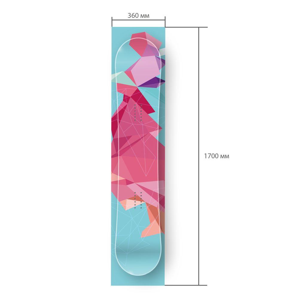 Сноуборд скин Различна геометрия