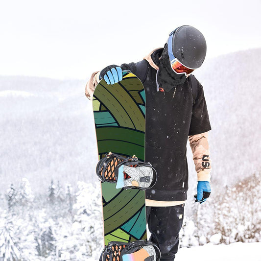 Сноуборд скин Мрачни пътища