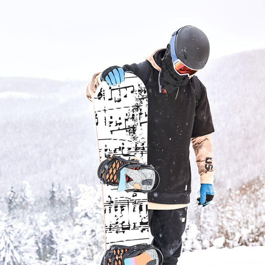 Сноуборд скин Музикални ноти