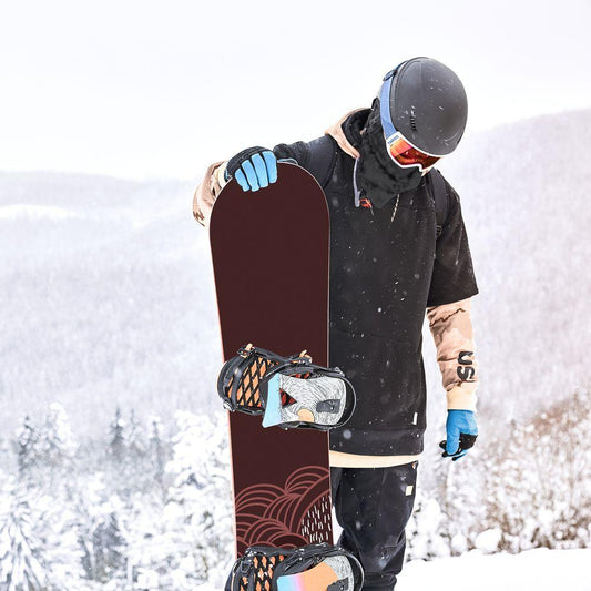 Сноуборд скин Нещо кафяво