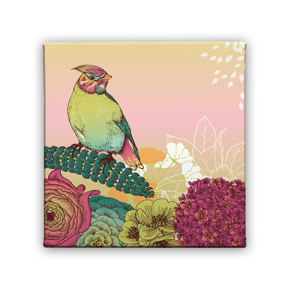 Картина Птица кацнала на клон