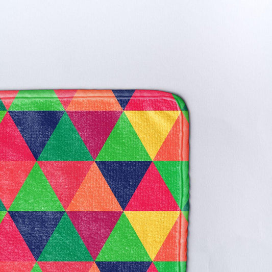 Плажна кърпа Мрежа От Триъгълници