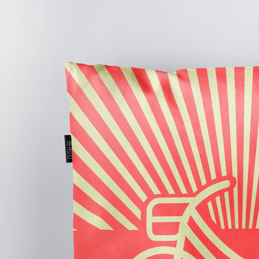 Възглавница Ретро С Велосипед