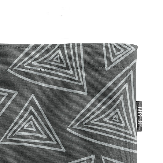 Голяма чанта Сиви Триъгълници