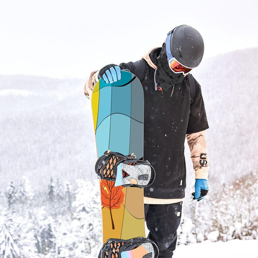 Сноуборд скин Есенен пейзаж