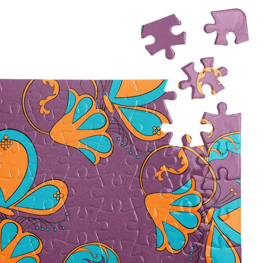 Пъзел Цвете и пеперуда