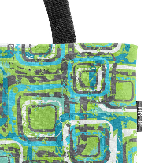 Чанта Зелени квадрати