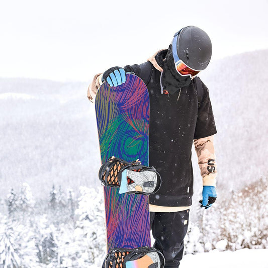 Сноуборд скин Паунови пера