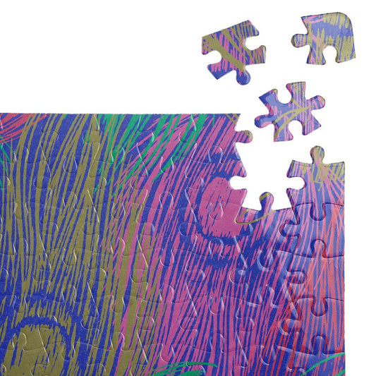 Пъзел Паунови пера