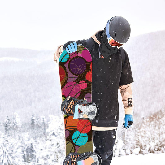 Сноуборд скин Кръгове