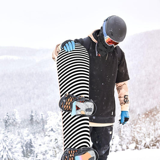 Сноуборд скин Спирална илюзия