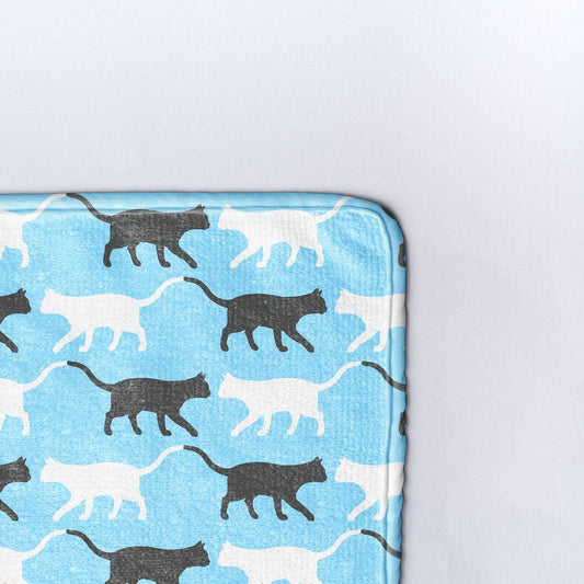 Плажна кърпа Котешки силуети