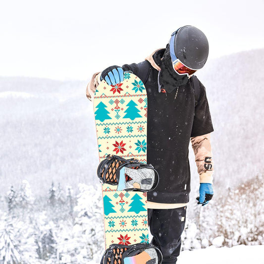 Сноуборд скин Синя коледа