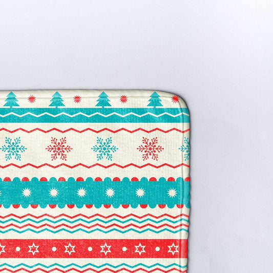 Плажна кърпа Коледен сняг