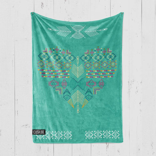 Одеяло Ацтекско сърце