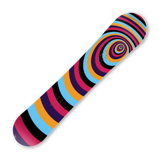 Сноуборд скин Шарена оптична илюзия