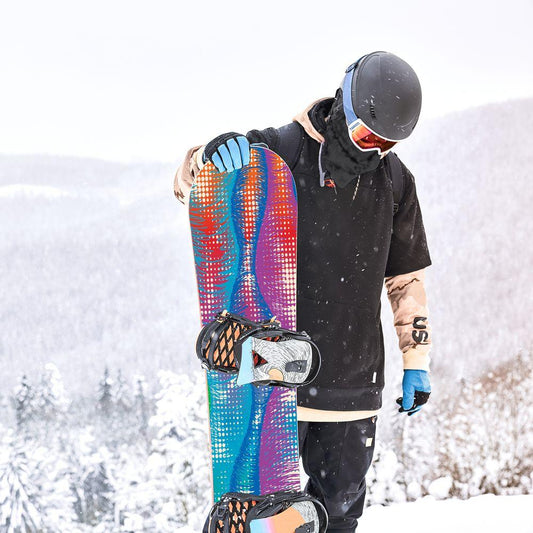 Сноуборд скин Шарени вълни