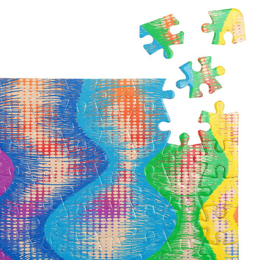 Пъзел Шарени вълни